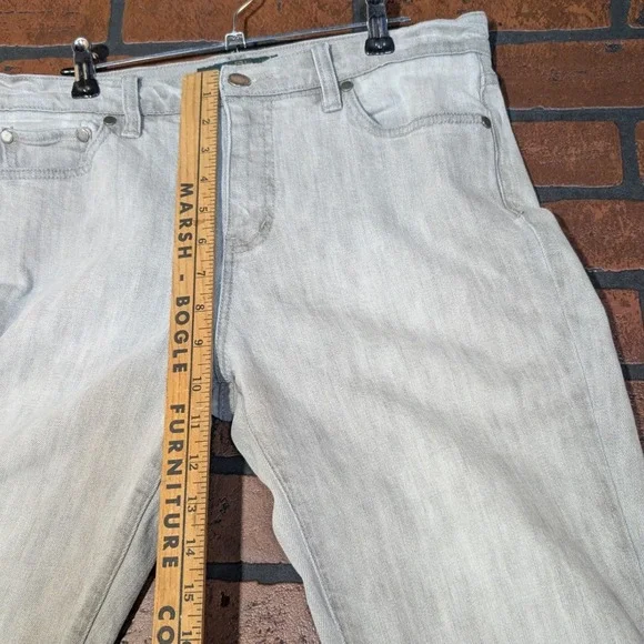 Lauren Jeans Co. W6 Y2K Gray Wash Straight Leg Vintage Denim Jeans - Picture 11 of 15